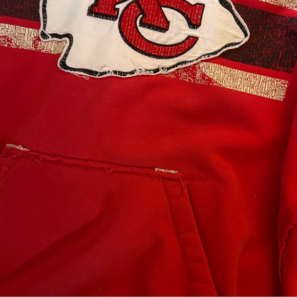 Vintage NFL KC Kansas City Chiefs Hoodie Sweatshirt Large - Picture 11 of 11